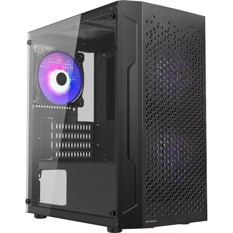 Корпус Accord ACC-503 черный без БП mATX 7x120mm 4x140mm 2xUSB2.0 1xUSB3.0 audio bott PSU