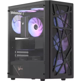 Корпус Formula Mana V2 черный без БП ATX 9x120mm 1x140mm 1xUSB2.0 1xUSB3.0 bott PSU