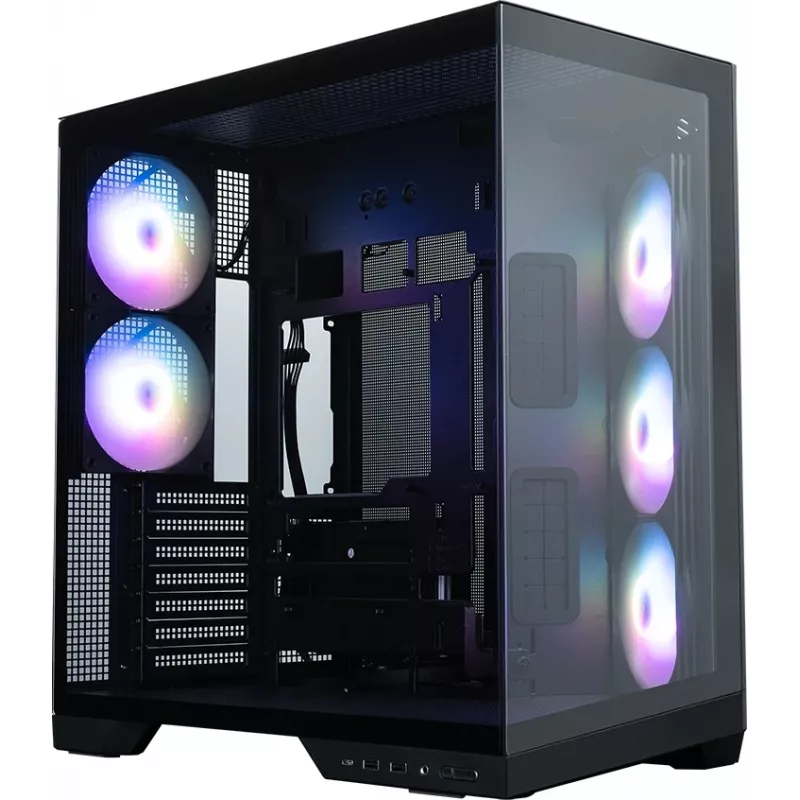 Корпус Zalman D50 черный без БП ATX 6x120mm 4x140mm 2xUSB3.0 audio bott PSU