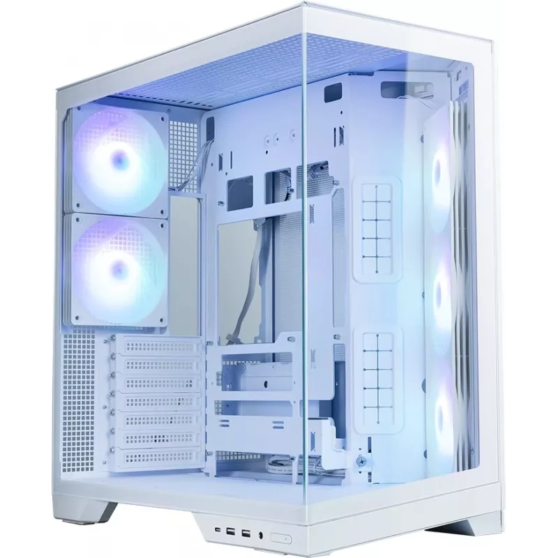 Корпус Zalman D50 белый без БП ATX 6x120mm 4x140mm 2xUSB3.0 audio bott PSU