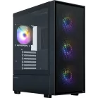 Корпус Zalman S6 черный без БП ATX 7x120mm 2x140mm 1xUSB2.0 1xUSB3.0 audio bott PSU