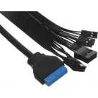 Корпус Accord ACC-811 черный без БП mATX 1x80mm 3x120mm 1xUSB2.0 1xUSB3.0 audio bott PSU