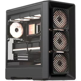 Корпус Formula Air Power G10 черный без БП ATX 7x120mm 5x140mm 2xUSB3.0 audio bott PSU