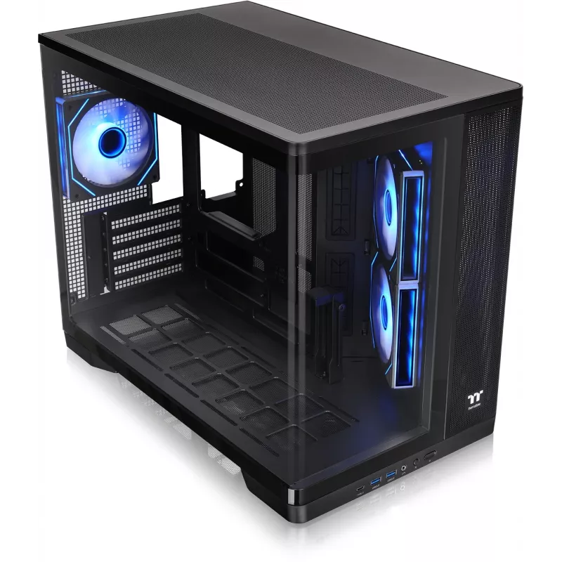 Корпус Thermaltake Arcus 280 TG curved черный без БП mATX 6x120mm 2x140mm 2xUSB3.0 audio bott PSU