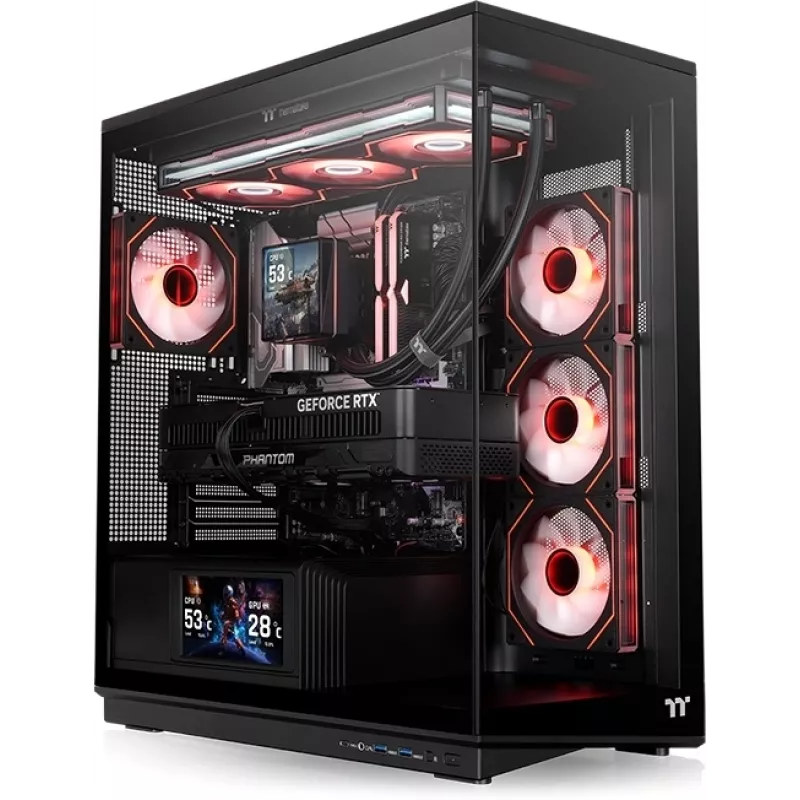 Корпус Thermaltake Stage 450 TG черный без БП ATX 3x120mm 4x140mm 1xUSB3.0 audio bott PSU
