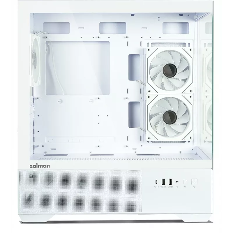 Корпус Zalman Chronix V2 белый без БП ATX 6x120mm 2x140mm 1xUSB2.0 1xUSB3.0 audio bott PSU
