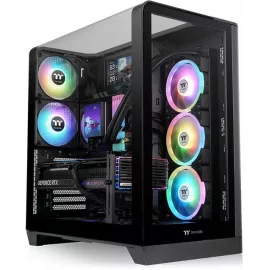 Корпус Thermaltake View 390 TG черный без БП ATX 6x120mm 2xUSB3.0 audio bott PSU