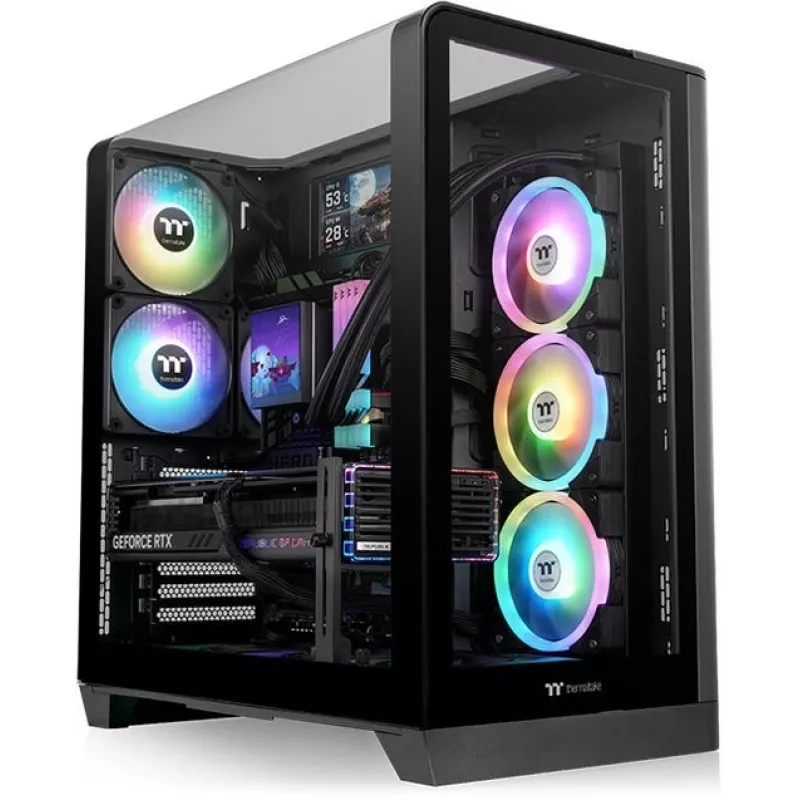 Корпус Thermaltake View 390 TG черный без БП ATX 6x120mm 2xUSB3.0 audio bott PSU