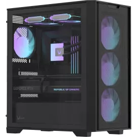 Корпус Formula Air Mesh GX600 Plus черный без БП mATX 6x120mm 2x140mm 2xUSB3.0 audio bott PSU