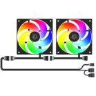 Корпус ID-Cooling View 500 черный без БП mATX 9x120mm 1xUSB2.0 1xUSB3.0 audio bott PSU