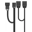 Корпус ID-Cooling View 500 черный без БП mATX 9x120mm 1xUSB2.0 1xUSB3.0 audio bott PSU
