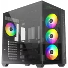 Корпус ID-Cooling View 510 черный без БП ATX 10x120mm 2x140mm 1xUSB3.0 audio bott PSU