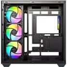 Корпус ID-Cooling View 510 черный без БП ATX 10x120mm 2x140mm 1xUSB3.0 audio bott PSU