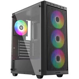 Корпус ID-Cooling Ware 310 черный без БП ATX 6x120mm 2xUSB2.0 1xUSB3.0 audio bott PSU