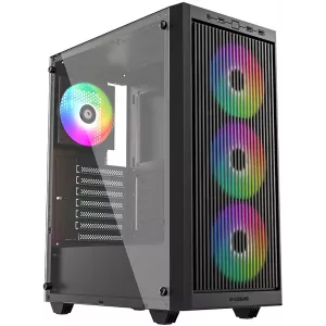  IDCooling Ware 310 ATX 6x120mm 2xUSB20 1xUSB30 audio bott PSU