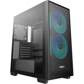 Корпус Deepcool CG580 MESH 2F черный без БП ATX 10x120mm 3x140mm 2xUSB3.0 audio bott PSU