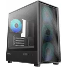 Корпус Deepcool CC350 4F черный без БП mATX 4x120mm 2x140mm 2xUSB2.0 1xUSB3.0 audio bott PSU