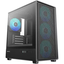 Корпус Deepcool CC350 4F черный без БП mATX 4x120mm 2x140mm 2xUSB2.0 1xUSB3.0 audio bott PSU