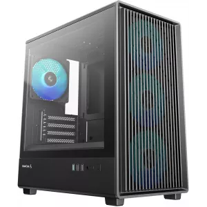  Deepcool CC350 4F mATX 4x120mm 2x140mm 2xUSB20 1xUSB30 audio bott PSU