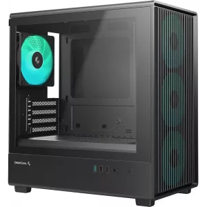  Deepcool CC350 4F mATX 4x120mm 2x140mm 2xUSB20 1xUSB30 audio bott PSU