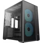 Корпус Deepcool CG590 Mesh 2F черный без БП ATX 11x120mm 2x140mm 2xUSB3.0 audio bott PSU