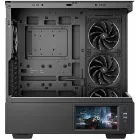 Корпус Deepcool CH690 LCD черный без БП ATX 10x120mm 9x140mm 2xUSB3.0 audio bott PSU