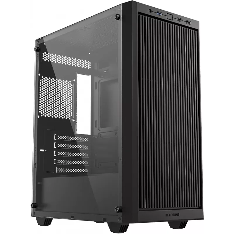 Корпус ID-Cooling Ware 300 черный без БП mATX 6x120mm 2xUSB2.0 1xUSB3.0 audio bott PSU