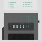 Корпус ZALMAN T7 (2xUSB + USB 3.0, 2xAudio, 2x120мм FAN, прозрачная стенка, ATX, без БП)