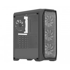 Корпус ZALMAN N5 MF (2xUSB + USB 3.0, 2xAudio, 4x120мм FAN, прозрачная стенка, ATX, без БП)