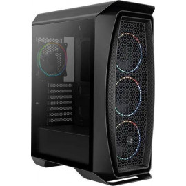 Корпус Aerocool One One Frost-G-WT-v1 (2xUSB, 2xAudio, 4x120 мм FAN, прозрачная стенка-закаленное стекло, ATX, без БП)