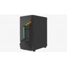 Корпус AeroCool Scape-G-BK-v1 BlackMid Tower (ATX/micro ATX/mini-ITX, без БП, Сталь SPCC, 1x120FAN, RGB> (4711099471539)
