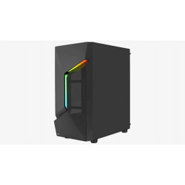 Корпус AeroCool Scape-G-BK-v1 BlackMid Tower (ATX/micro ATX/mini-ITX, без БП, Сталь SPCC, 1x120FAN, RGB> (4711099471539)