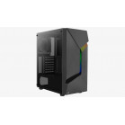 Корпус AeroCool Scape-G-BK-v1 BlackMid Tower (ATX/micro ATX/mini-ITX, без БП, Сталь SPCC, 1x120FAN, RGB> (4711099471539)