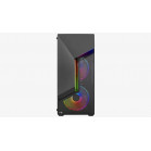 Корпус AeroCool Scape-G-BK-v2 Black Mid Tower ATX/micro ATX/mini-ITX , без БП, Steel, ABS (4711099471546)