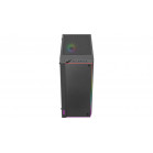 Корпус Aerocool Skribble-G-BK-v1 Black Mid Tower (ATX/micro-ATX/mini-ITX, Steel, 1x120mm FAN) (4711099472888)