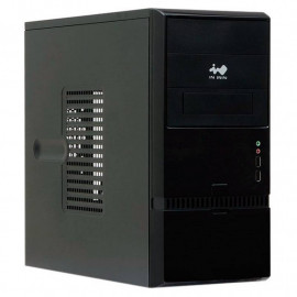 Корпус InWin ENR022 Black Mini Tower (mATX, Без БП, Steel, HD Audio,  USB 2.0 x2, 1x120mm FAN) (6143491)