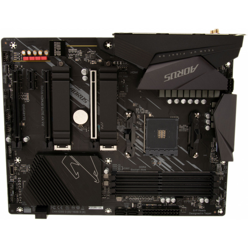 Материнская плата Gigabyte B550 AORUS ELITE AX V2 Soc-AM4 AMD B550 4xDDR4 ATX AC`97 8ch(7.1) 2.5Gg RAID+HDMI+DP Материнская плата Gigabyte B550 AORUS ELITE AX V2 Soc-AM4 AMD B550 4xDDR4 ATX AC`97 8ch(7.1) 2.5Gg RAID+HDMI+DP