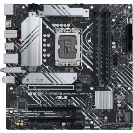 Материнская плата Asus PRIME B660M-A WIFI D4 Soc-1700 Intel B660 4xDDR4 mATX AC`97 8ch(7.1) GbLAN RAID+HDMI+DP