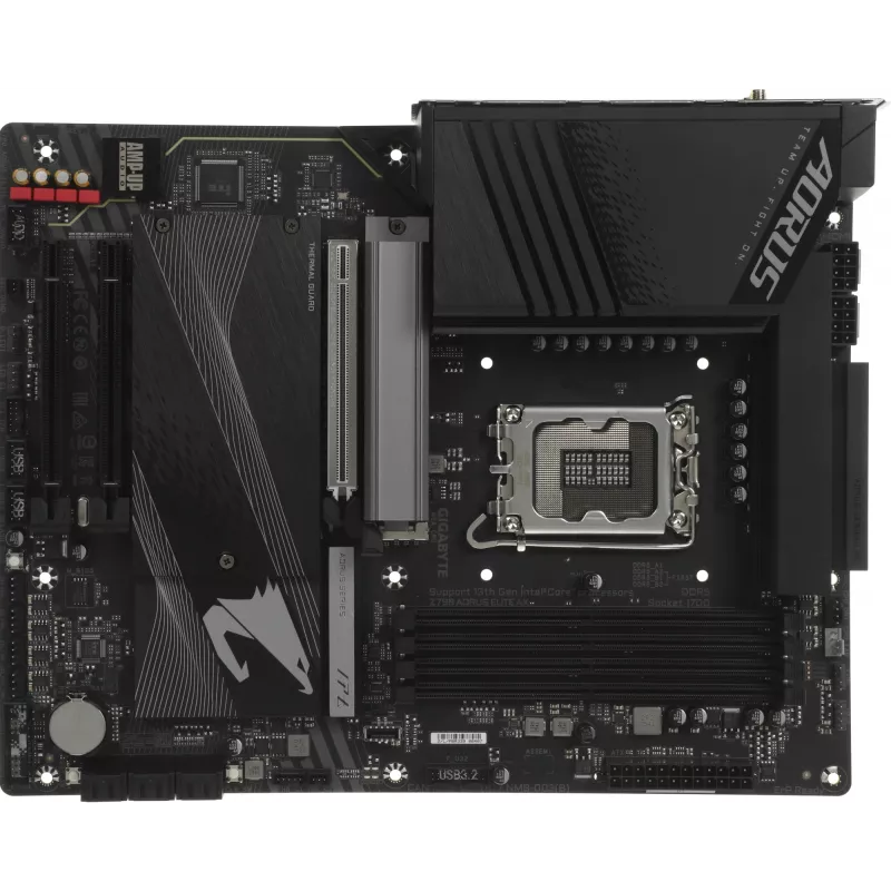 Материнская плата Gigabyte Z790 AORUS ELITE AX Soc-1700 Intel Z790 4xDDR5 ATX AC`97 8ch(7.1) 2.5Gg RAID+HDMI+DP