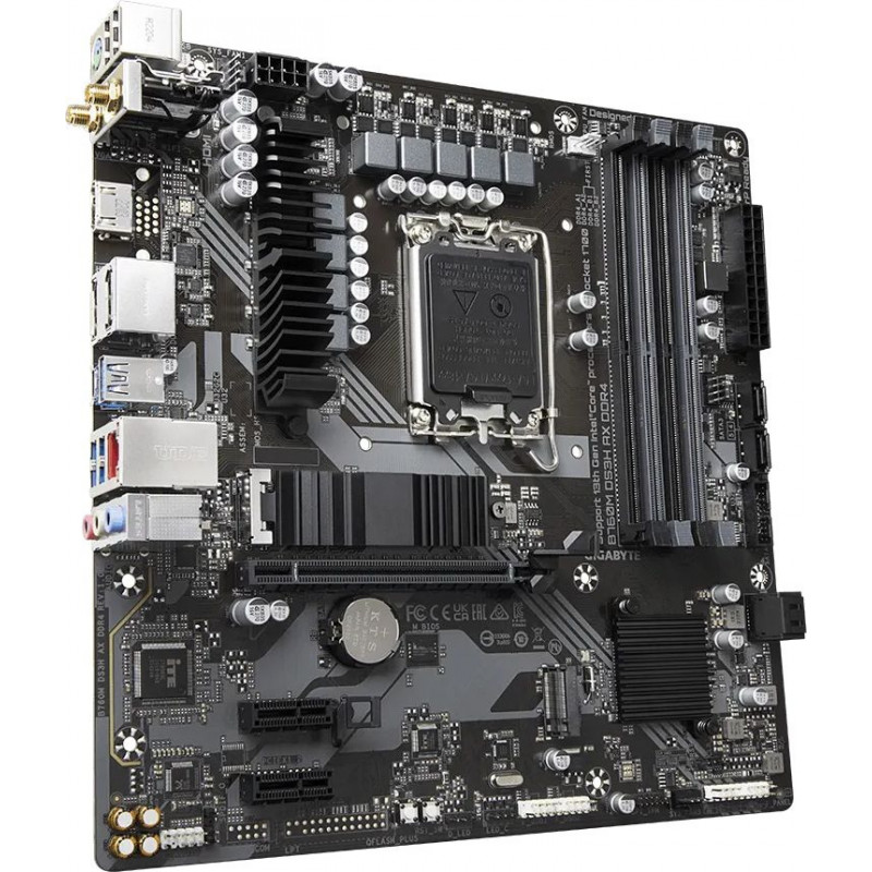 Материнская плата Gigabyte B760M DS3H AX DDR4 Soc-1700 Intel B760 4xDDR4 mATX AC`97 8ch(7.1) 2.5Gg RAID+HDMI+DP Материнская плата Gigabyte B760M DS3H AX DDR4 Soc-1700 Intel B760 4xDDR4 mATX AC`97 8ch(7.1) 2.5Gg RAID+HDMI+DP