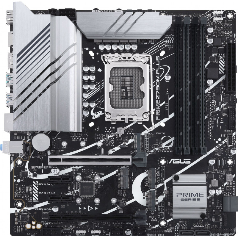 Материнская плата Asus PRIME Z790M-PLUS Soc-1700 Intel Z790 4xDDR5 mATX AC`97 8ch(7.1) GbLAN RAID+HDMI+DP Материнская плата Asus PRIME Z790M-PLUS Soc-1700 Intel Z790 4xDDR5 mATX AC`97 8ch(7.1) GbLAN RAID+HDMI+DP