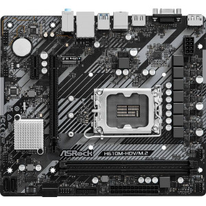  Asrock H610MHDVM2 R20 Soc1700 Intel H610 2xDDR4 mATX AC97 8ch71 GbLANVGAHDMIDP