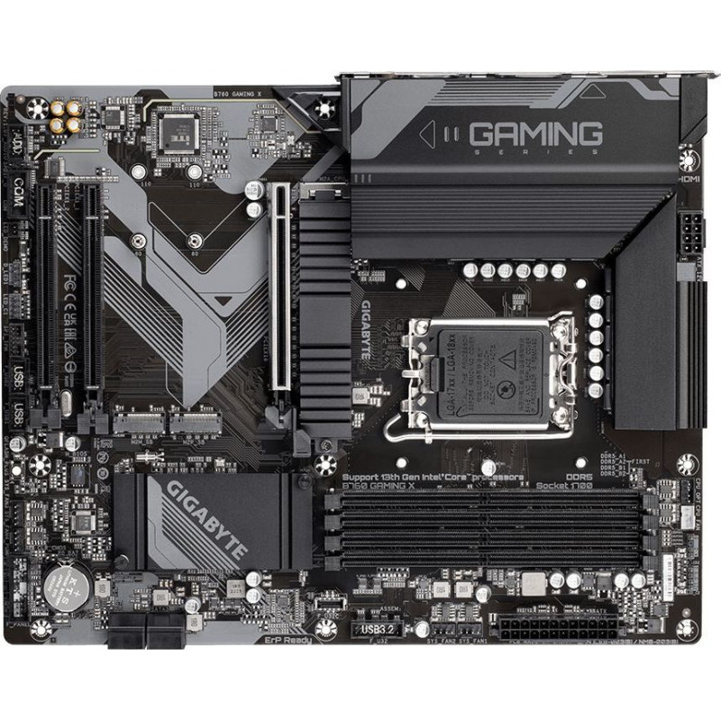 Материнская плата Gigabyte B760 GAMING X Soc-1700 Intel B760 4xDDR5 ATX AC`97 8ch(7.1) 2.5Gg RAID+HDMI+DP Материнская плата Gigabyte B760 GAMING X Soc-1700 Intel B760 4xDDR5 ATX AC`97 8ch(7.1) 2.5Gg RAID+HDMI+DP