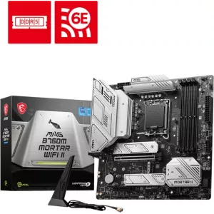 MSI MAG B760M MORTAR WIFI II Soc1700 Intel B760 4xDDR5 mATX AC97 8ch71 25GgHDMIDP