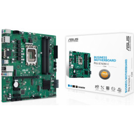 Материнская плата Asus PRO B760M-C-CSM Soc-1700 Intel B660 4xDDR5 mATX AC`97 8ch(7.1) GbLAN RAID+VGA+HDMI+DP