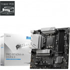 Материнская плата MSI PRO B760M-A DDR4 II Soc-1700 Intel B760 4xDDR4 mATX AC`97 8ch(7.1) 2.5Gg+HDMI+DP