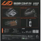 Материнская плата Gigabyte B650M D3HP AX Socket AM5 AMD B650 4xDDR5 mATX AC`97 8ch(7.1) 2.5Gg RAID+HDMI+DP
