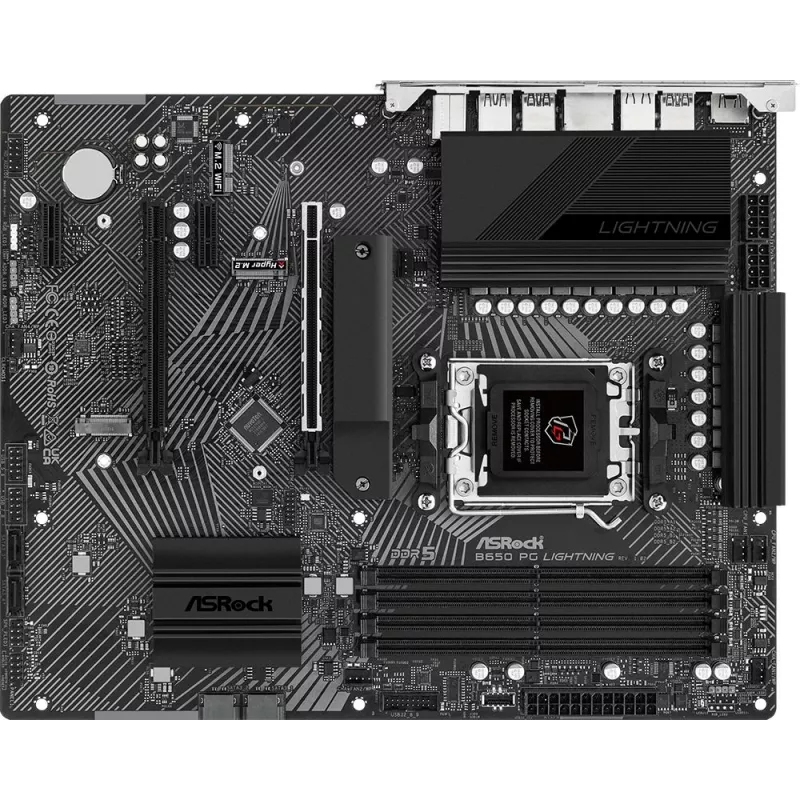 Материнская плата Asrock B650 PG LIGHTNING SocketAM5 AMD B650 4xDDR5 ATX AC`97 8ch(7.1) 2.5Gg RAID+HDMI