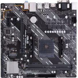 Материнская плата Asus PRIME A520M-E/CSM Soc-AM4 AMD A520 2xDDR4 mATX AC`97 8ch(7.1) GbLAN RAID+VGA+DVI+HDMI