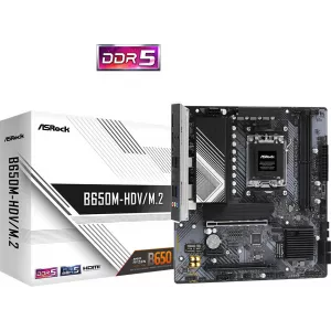  Asrock B650MHDVM2 Socket AM5 AMD B650 2xDDR5 mATX AC97 8ch71 25Gg RAIDHDMIDP